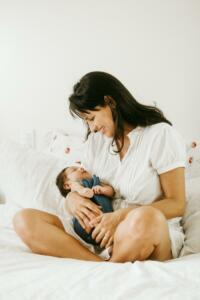 Mutter mit Baby