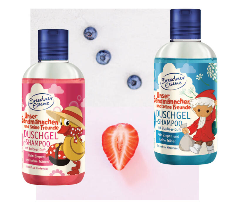 2in1 Duschgele & Shampoos für Kinder von Dresdner Essenz