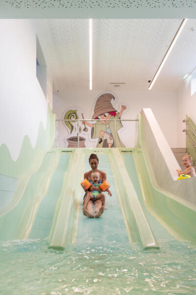 Wasserrutsche in der Ferienwelt Kesselgrub